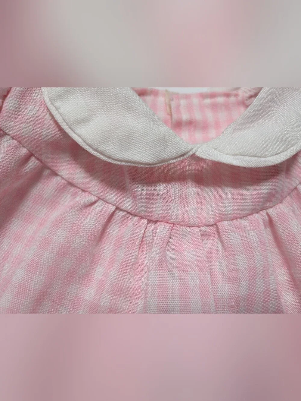 Cabbage Patch Kids Doll Clothes Pink Dress 15 CPK, W/ New Bloomers